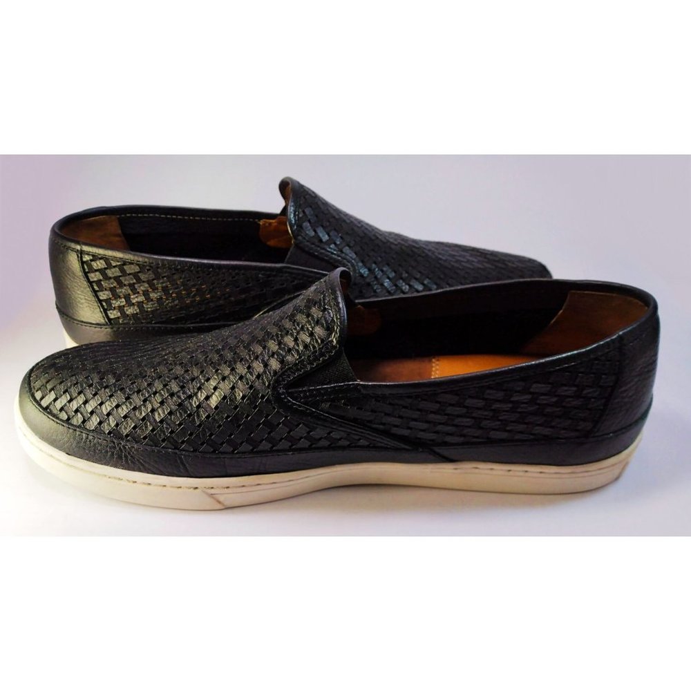 Johnston & Murphy Men’s Tyler Laser-Weave Slip-On Black Sneaker Shoe Size 9 - Picture 13 of 16